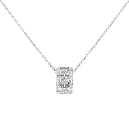 [Together Jewelry]PARENTESI NECKLACE SILVER DIAMOND