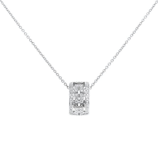 [Together Jewelry]PARENTESI NECKLACE SILVER DIAMOND