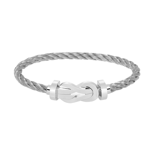[Together Jewelry]CHANCE LARGE 8 FIGURE BUCKLE NO DIAMOND BRACELET SILVER