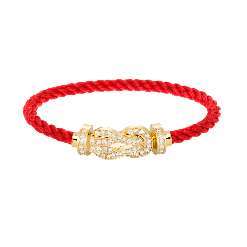 [Together Jewelry]CHANCE LARGE 8 FIGURE BUCKLE FULLDIAMOND BRACELET GOLD