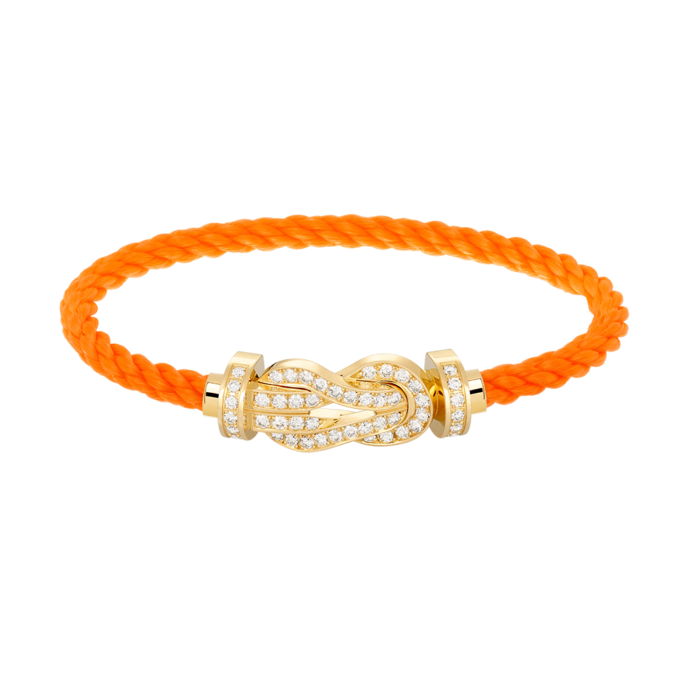 [Together Jewelry]CHANCE LARGE 8 FIGURE BUCKLE FULLDIAMOND BRACELET GOLD