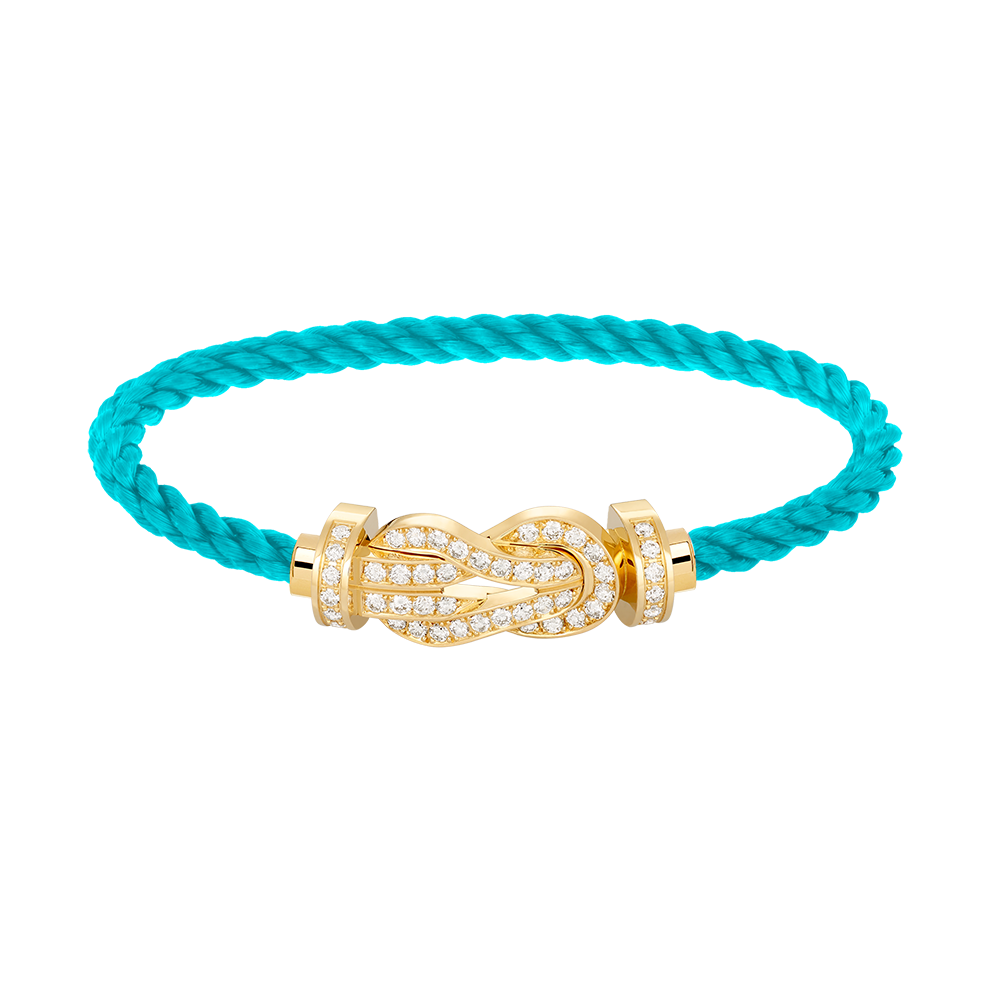 [Together Jewelry]CHANCE LARGE 8 FIGURE BUCKLE FULLDIAMOND BRACELET GOLD