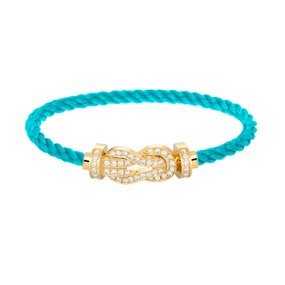 [Together Jewelry]CHANCE LARGE 8 FIGURE BUCKLE FULLDIAMOND BRACELET GOLD