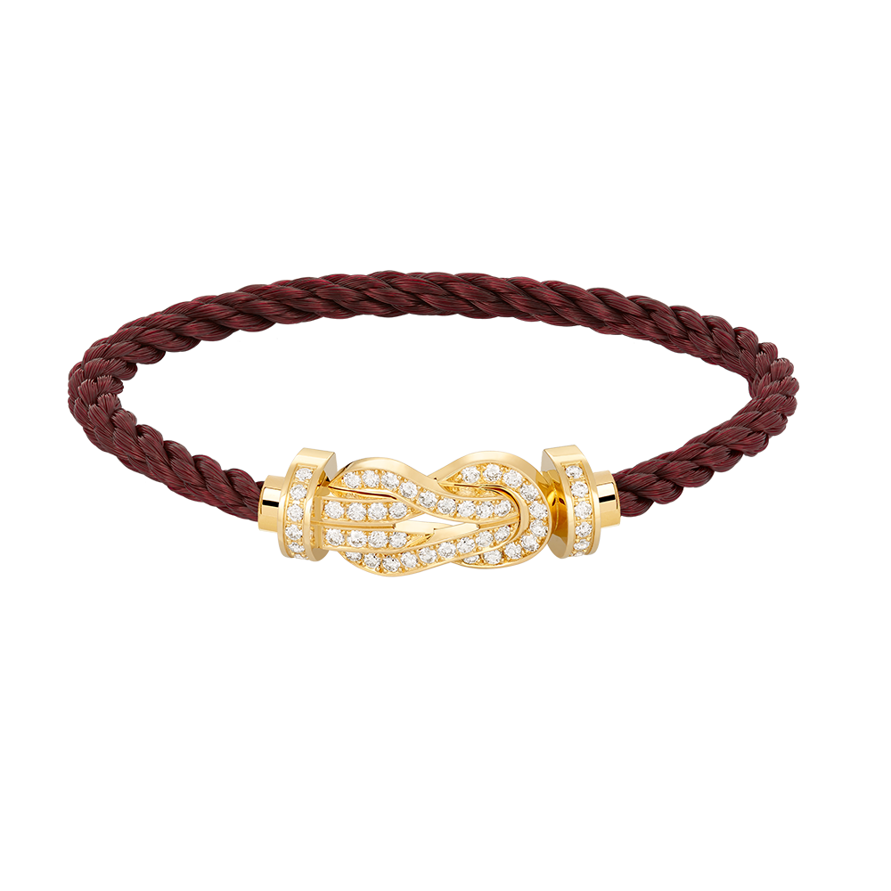 [Together Jewelry]CHANCE LARGE 8 FIGURE BUCKLE FULLDIAMOND BRACELET GOLD