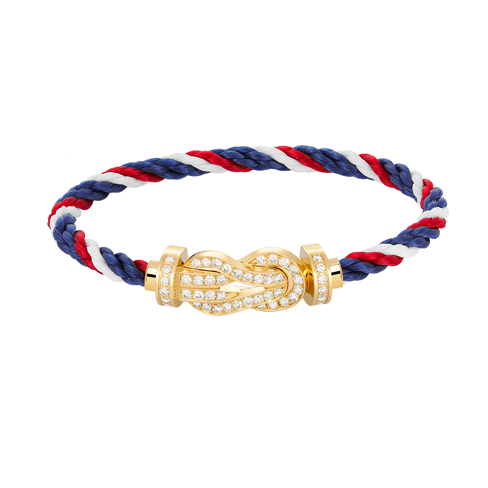 [Together Jewelry]CHANCE LARGE 8 FIGURE BUCKLE FULLDIAMOND BRACELET GOLD