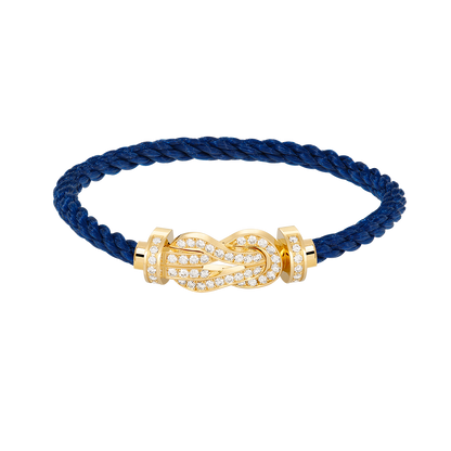 [Together Jewelry]CHANCE LARGE 8 FIGURE BUCKLE FULLDIAMOND BRACELET GOLD