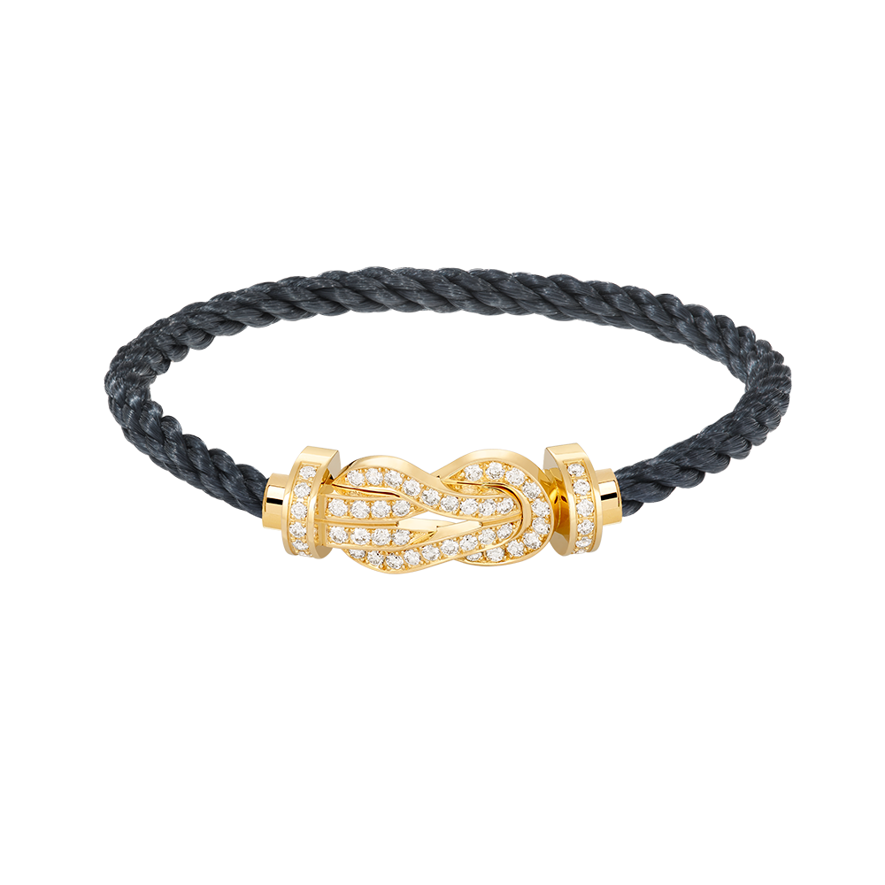 [Together Jewelry]CHANCE LARGE 8 FIGURE BUCKLE FULLDIAMOND BRACELET GOLD
