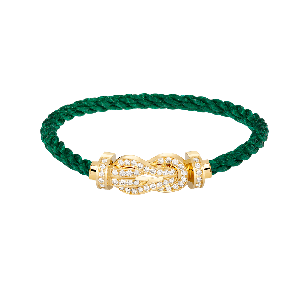 [Together Jewelry]CHANCE LARGE 8 FIGURE BUCKLE FULLDIAMOND BRACELET GOLD
