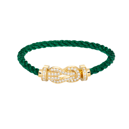 [Together Jewelry]CHANCE LARGE 8 FIGURE BUCKLE FULLDIAMOND BRACELET GOLD