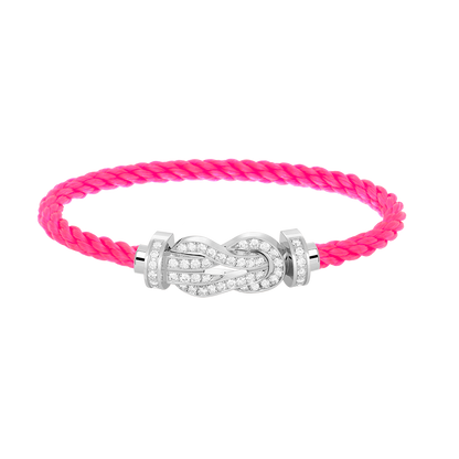[Together Jewelry]CHANCE LARGE 8 FIGURE BUCKLE FULL DIAMOND BRACELET SILVER