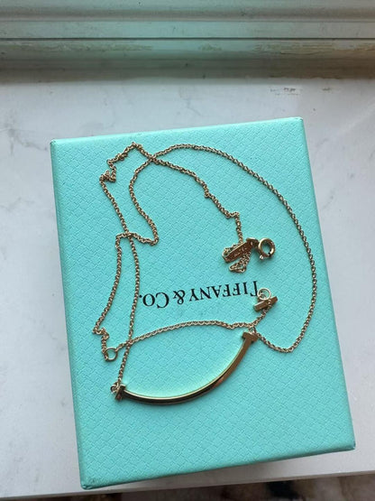 [Together Jewelry]Tiffany T Smile Necklace Small