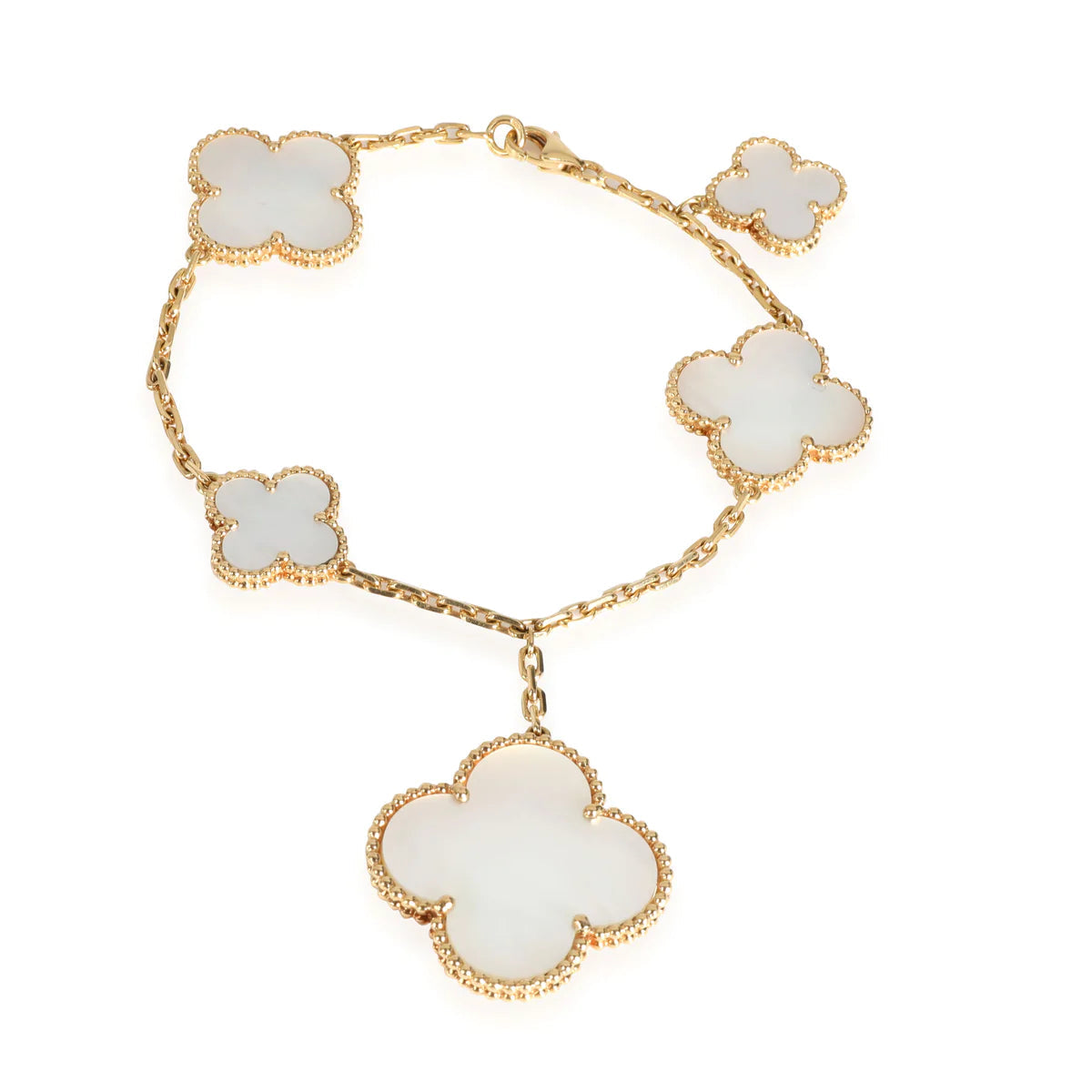 [Together]MAGIC CLOVER MOP GOLD BRACELET 5 MOTIFS