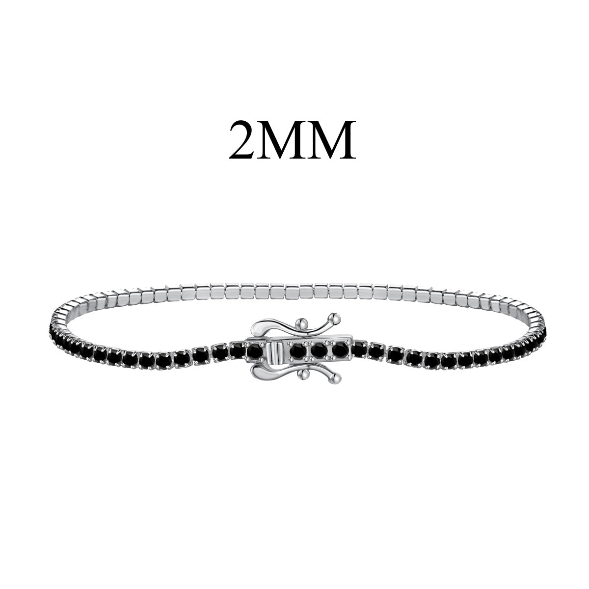 [Zusammen] Strahlendes buntes Party-Armband im Rundschliff