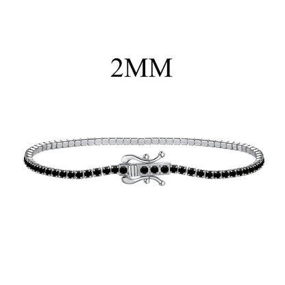 [Zusammen] Strahlendes buntes Party-Armband im Rundschliff