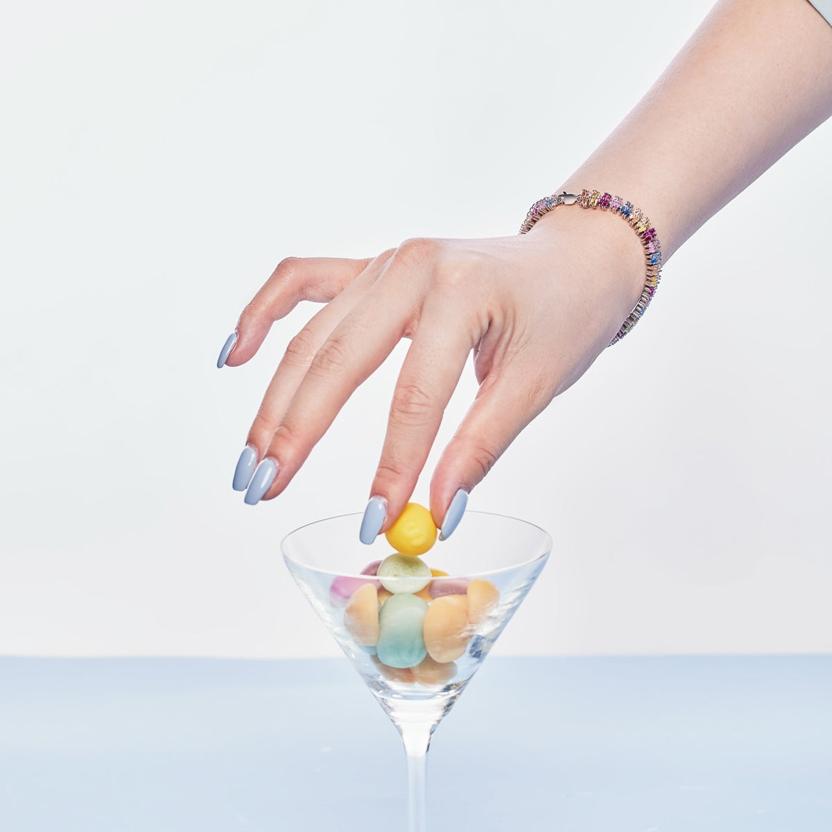 [Together]Funkelndes, exquisites Party-Armband mit mehreren Schliffarten