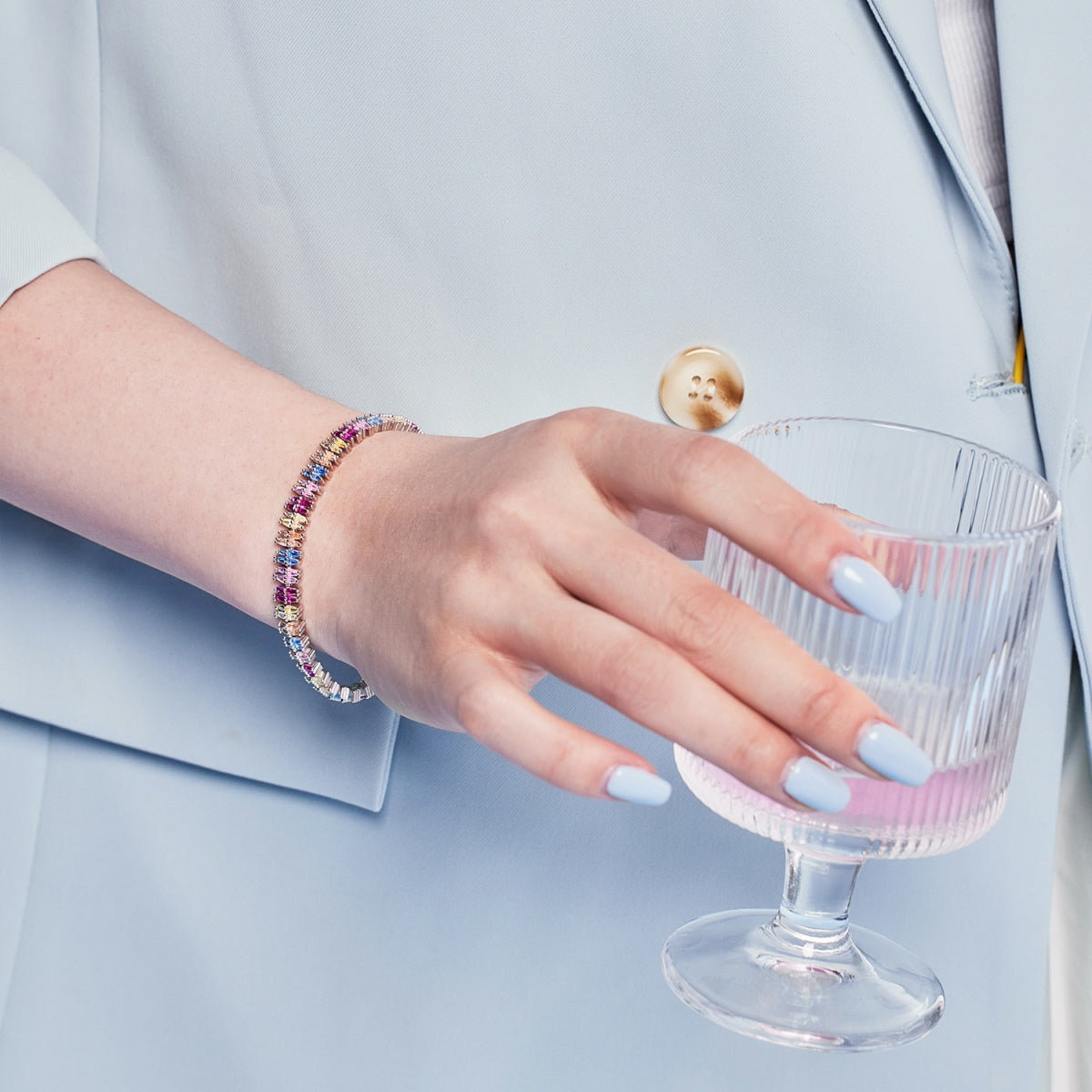 [Together]Funkelndes, exquisites Party-Armband mit mehreren Schliffarten