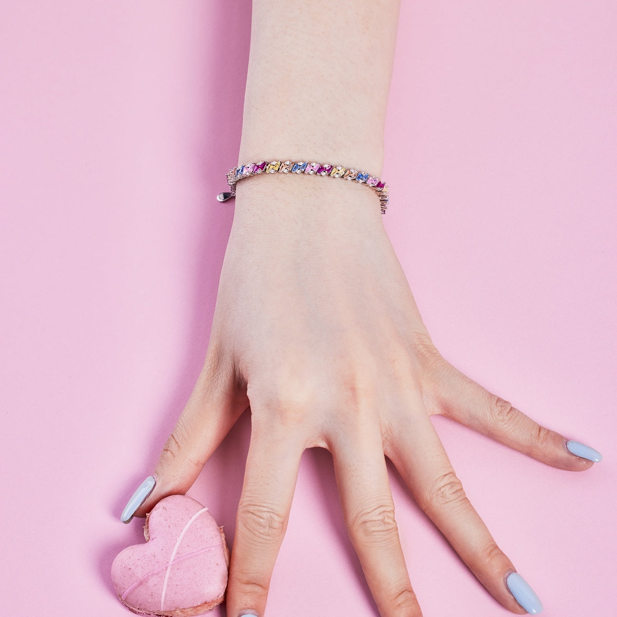 [Together] Verziertes funkelndes Party-Armband mit mehreren Schliffarten