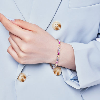 [Together] Verziertes funkelndes Party-Armband mit mehreren Schliffarten