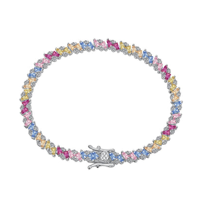 [Together] Verziertes funkelndes Party-Armband mit mehreren Schliffarten