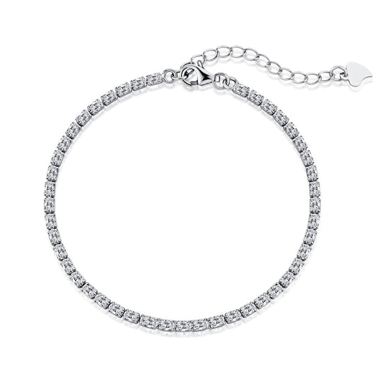 [Zusammen]Elegantes Smaragdschliff-Tagesarmband