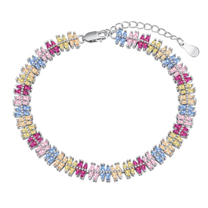 [Together]Funkelndes, exquisites Party-Armband mit mehreren Schliffarten