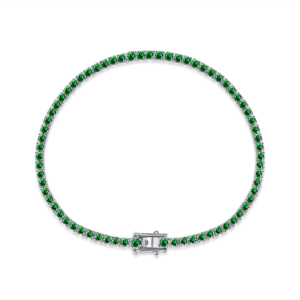 [Zusammen]Schillerndes buntes Armband im Rundschliff für jeden Tag