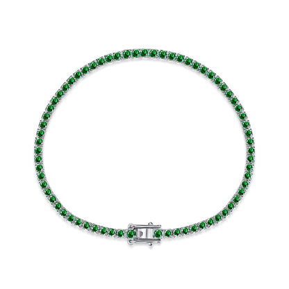 [Zusammen]Schillerndes buntes Armband im Rundschliff für jeden Tag
