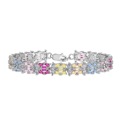 [Zusammen] Zartes, farbenfrohes Party-Armband mit mehreren Schnitten