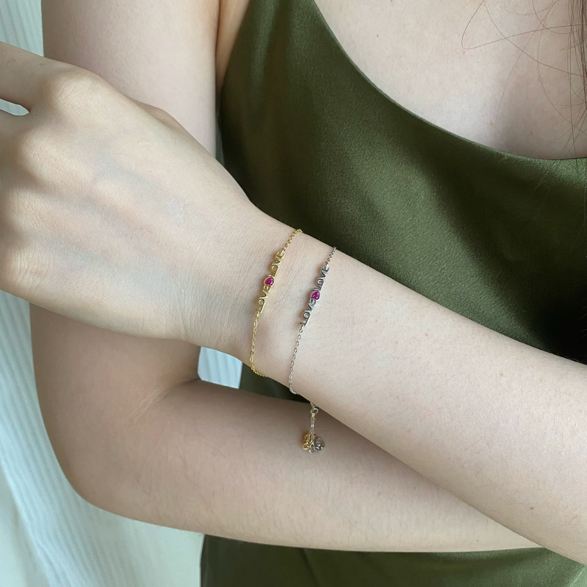 [Zusammen] Romantisches Armband in Herzform für Liebhaber