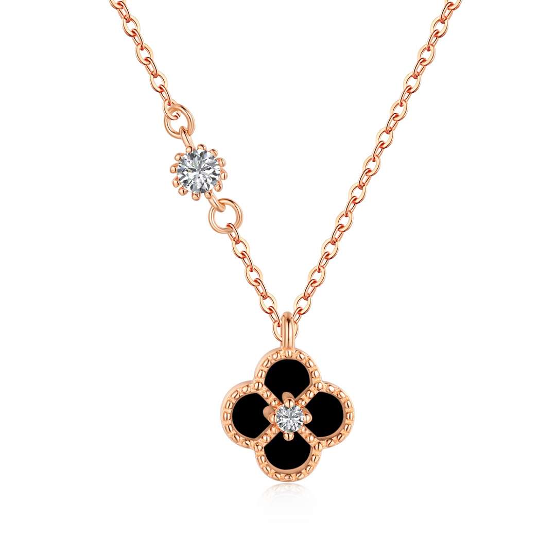 [Zusammen]Zarte Halskette in Blumenform