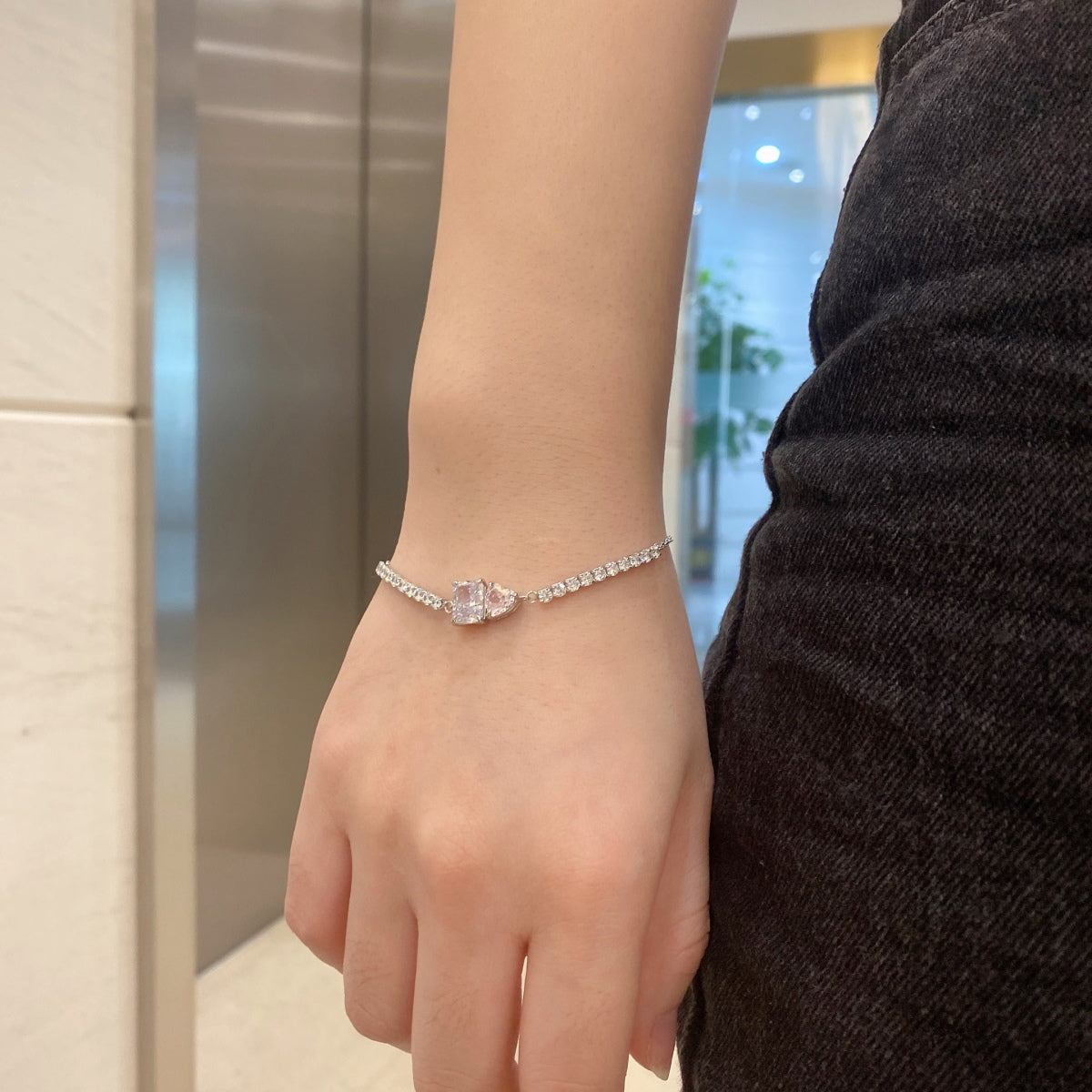 [Together] 眩しいユニークなマルチシェイプの恋人ブレスレット