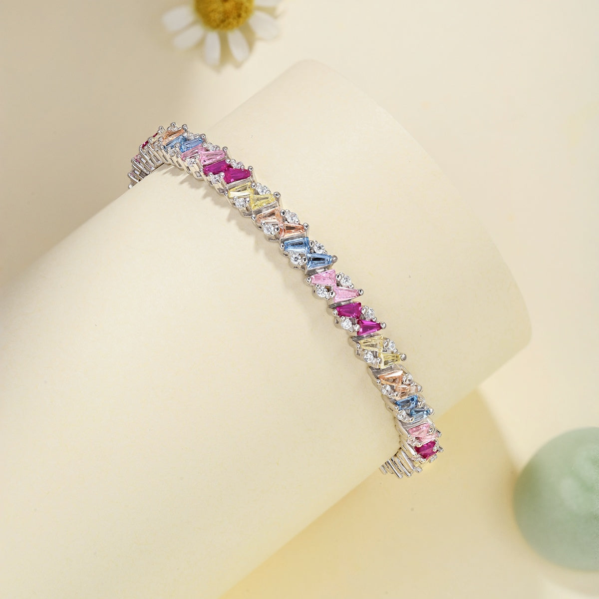 [Together] Verziertes funkelndes Party-Armband mit mehreren Schliffarten