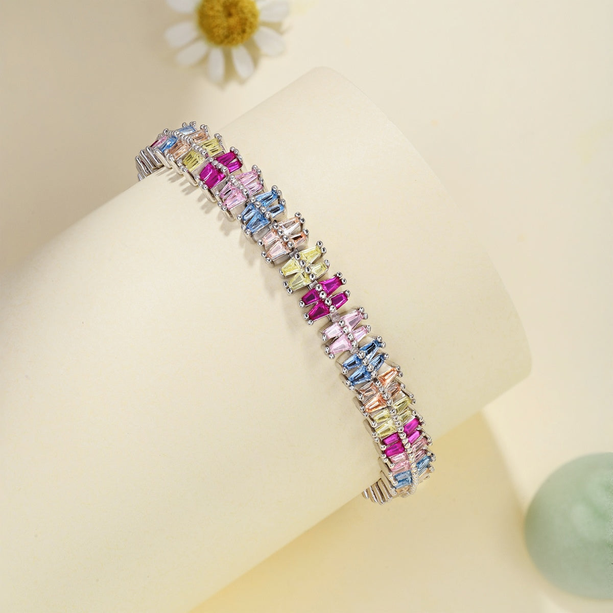 [Together]Funkelndes, exquisites Party-Armband mit mehreren Schliffarten