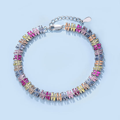 [Together]Funkelndes, exquisites Party-Armband mit mehreren Schliffarten