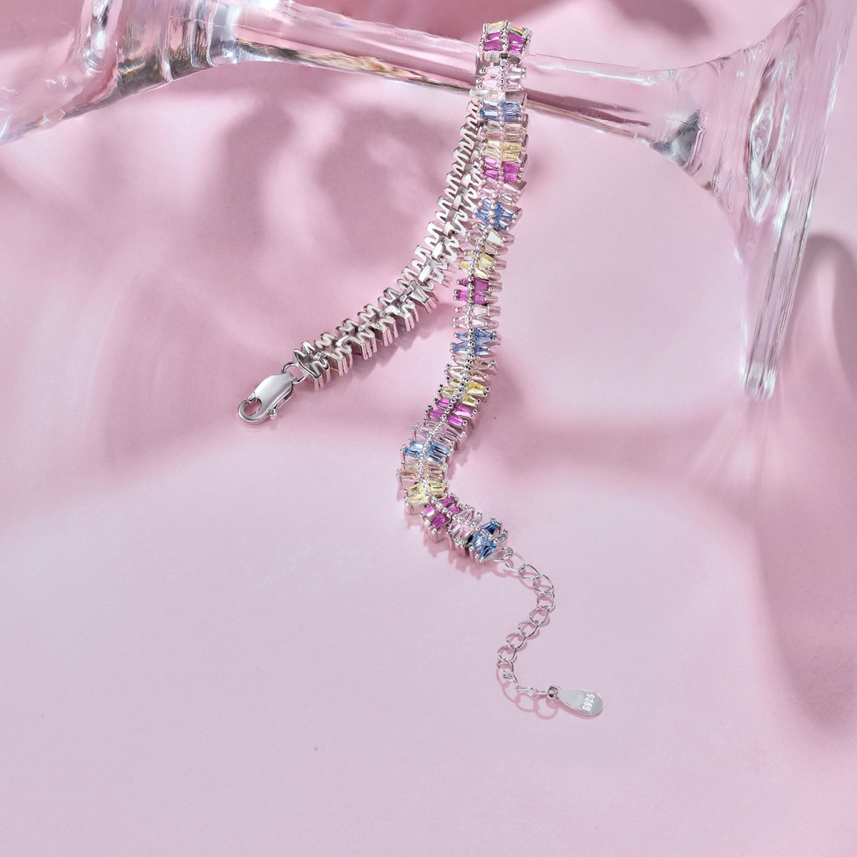 [Together]Funkelndes, exquisites Party-Armband mit mehreren Schliffarten