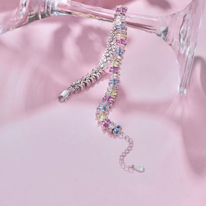 [Together]Funkelndes, exquisites Party-Armband mit mehreren Schliffarten