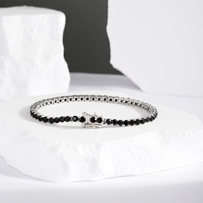 [Zusammen] Strahlendes buntes Party-Armband im Rundschliff