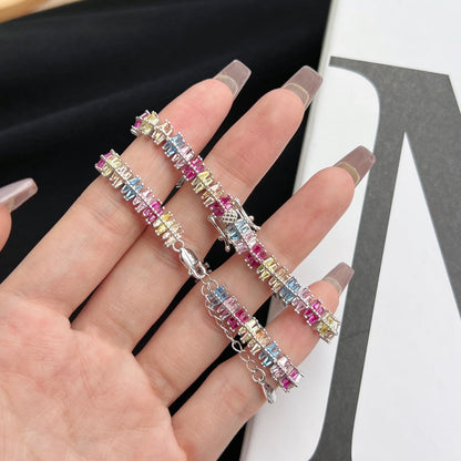 [Together]Funkelndes, exquisites Party-Armband mit mehreren Schliffarten