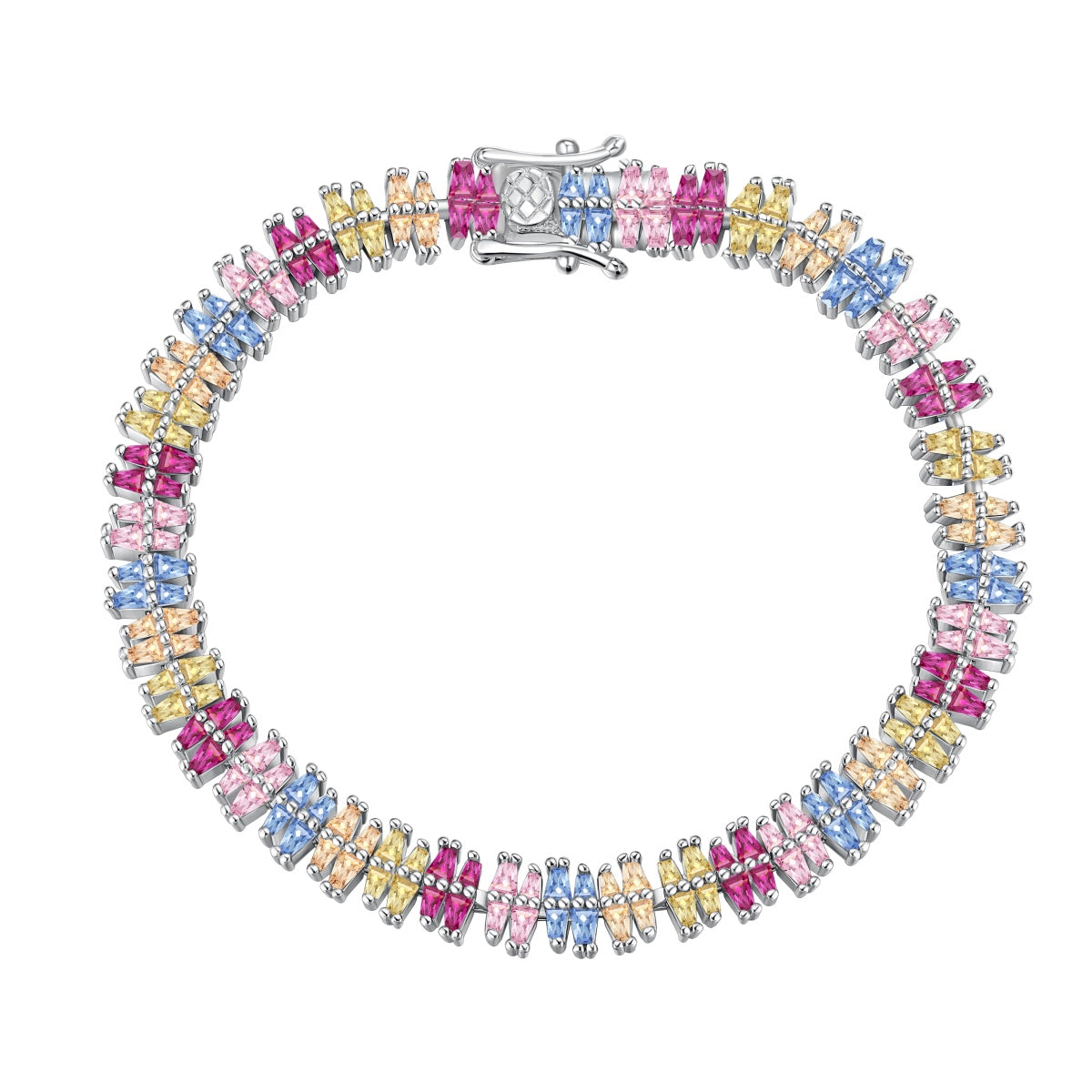 [Together]Funkelndes, exquisites Party-Armband mit mehreren Schliffarten