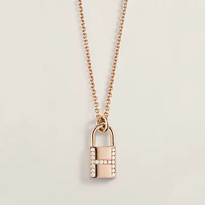 [Together Jewelry]HM ADVANCED NICHE LOCK HEAD NECKLACE DIAMONDS
