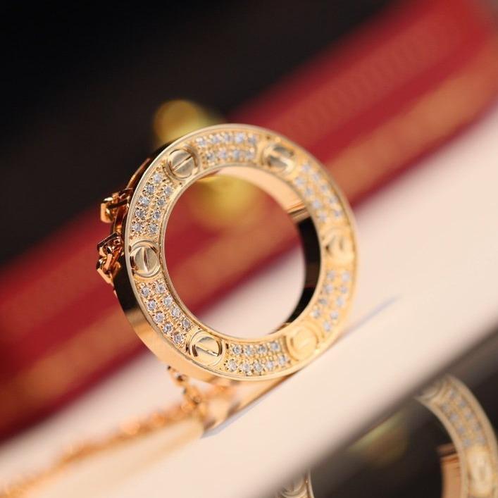 [Together Jewelry]LOVE NECKLACE ADJUSTABLE ROSE GOLD