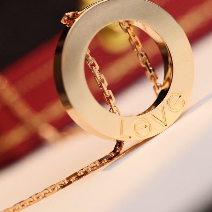 [Together Jewelry]LOVE NECKLACE ADJUSTABLE ROSE GOLD