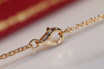 [Together Jewelry]LOVE NECKLACE PINK GOLD AND SILVER