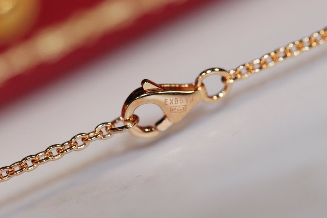[Together Jewelry]LOVE NECKLACE PINK GOLD AND SILVER