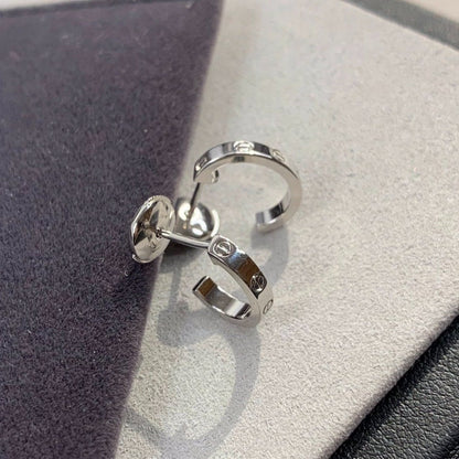 [Together Jewelry]LOVE EARRINGS 2.65MM SILVER