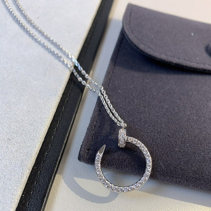 [Together Jewelry]JUSTE NECKLACE SILVER DIAMONDS
