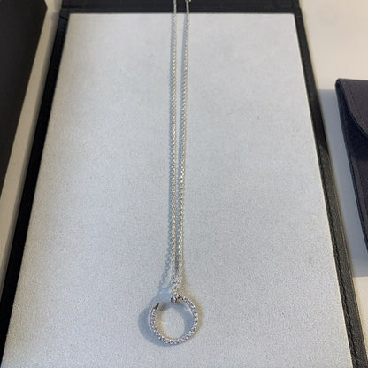 [Together Jewelry]JUSTE NECKLACE SILVER DIAMONDS