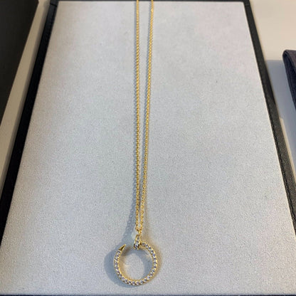 [Together Jewelry]JUSTE NECKLACE GOLD DIAMONDS