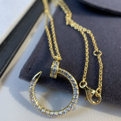 [Together Jewelry]JUSTE NECKLACE GOLD DIAMONDS