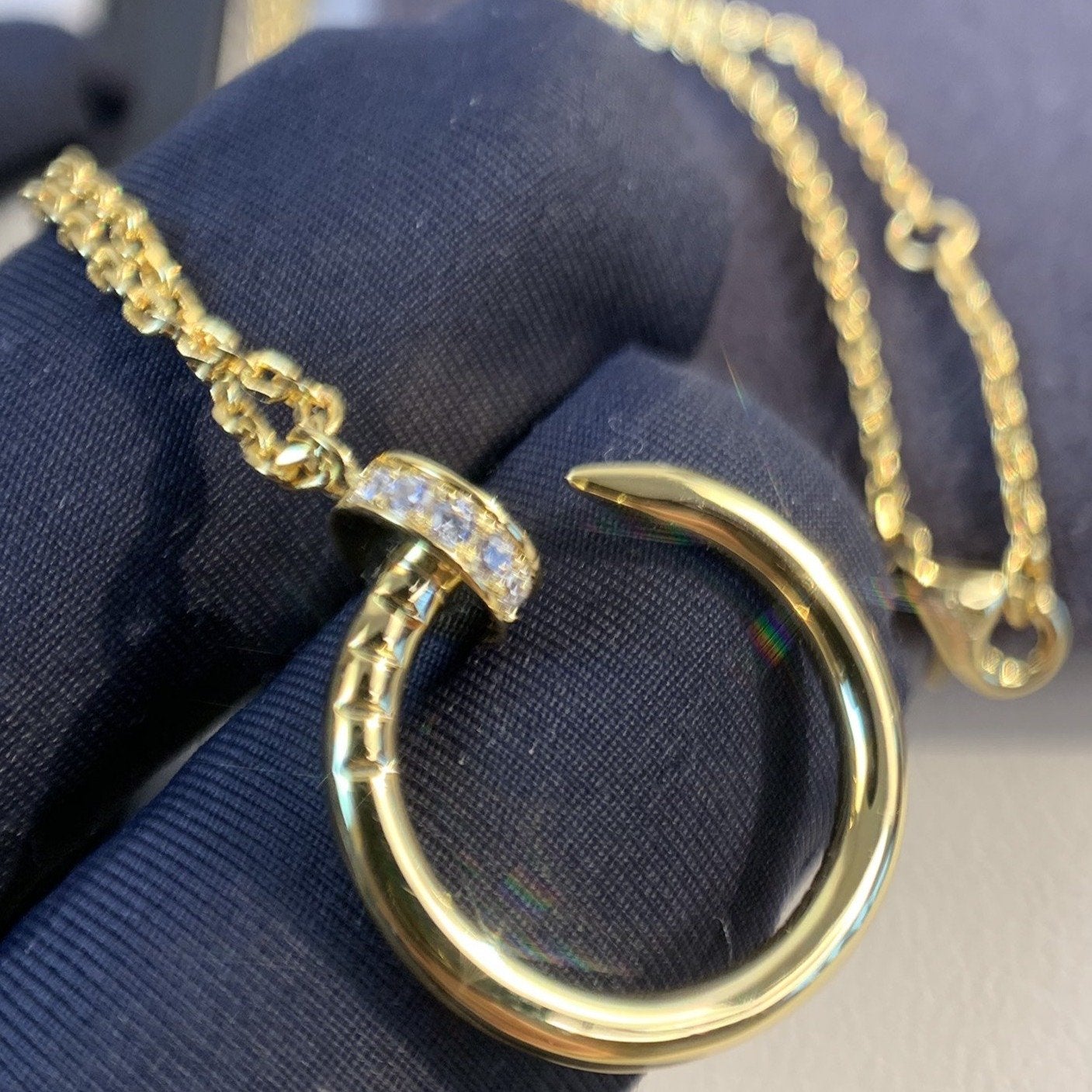[Together Jewelry]JUSTE NECKLACE GOLD DIAMONDS